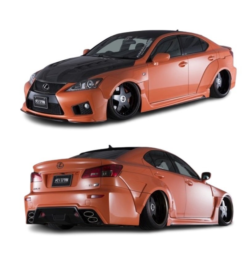 AIMGAIN 純VIP GT LEXUS レクサス 20系 IS IS-F USE20 サイドステップ 2007.10-2014.5 エイムゲイン サイドスポイラー エアロ パーツ