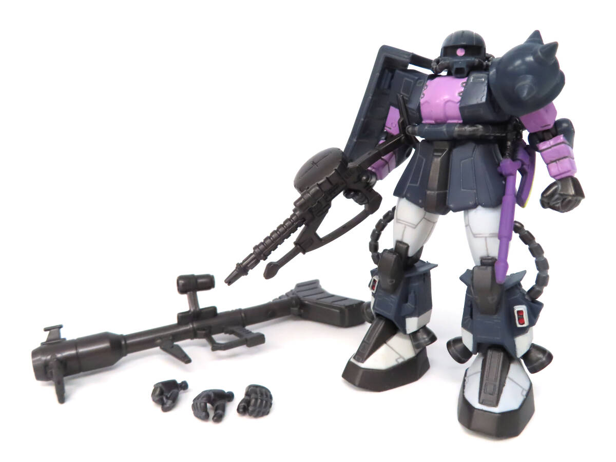 23303 BANDAI 機動戦士ガンダム MSV MIA MS-06R-1A 高機動型 ザクⅡ 黒い三連星 フィギュア プラモデル MS IN ACTION 完成品
