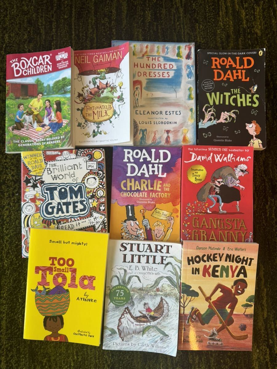 【英語名作原書10冊セット】英検2級　Grade3 Year4　帰国子女アカデミー KA指定　チャーリーとチョコレート工場他