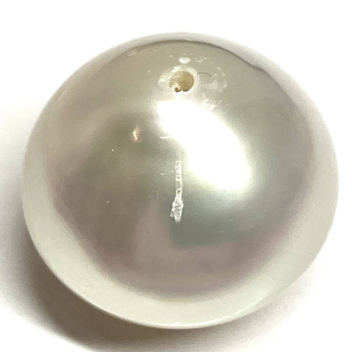 南洋白蝶真珠19.837ct s約15.2×12.6mm ルース 裸石 宝石 南洋白蝶真珠19.837ct s約15.2×12.6mm ルース 裸石 宝石