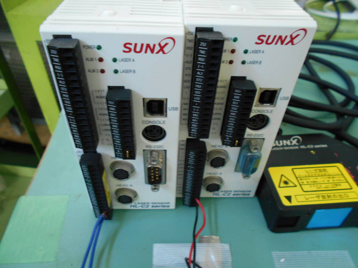 SUNX HL-C2C 2台+HL-C203B 4台 オートコリメーター(レーザー SUNX HL-C2C 2台+HL-C203B 4台 オートコリメーター(レーザー