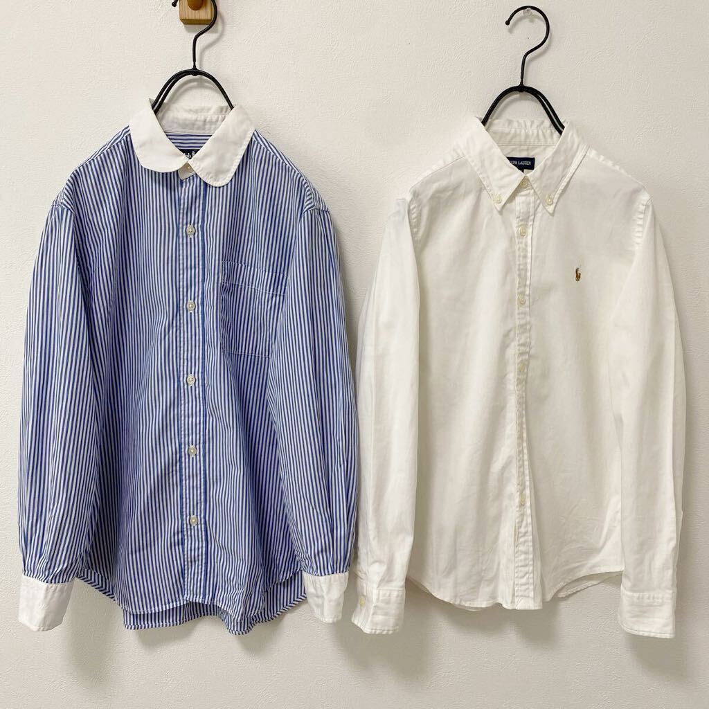 RALPH LAUREN ラルフローレン 長袖シャツ2枚セット 150cm(長袖 RALPH LAUREN ラルフローレン 長袖シャツ2枚セット 150cm(長袖