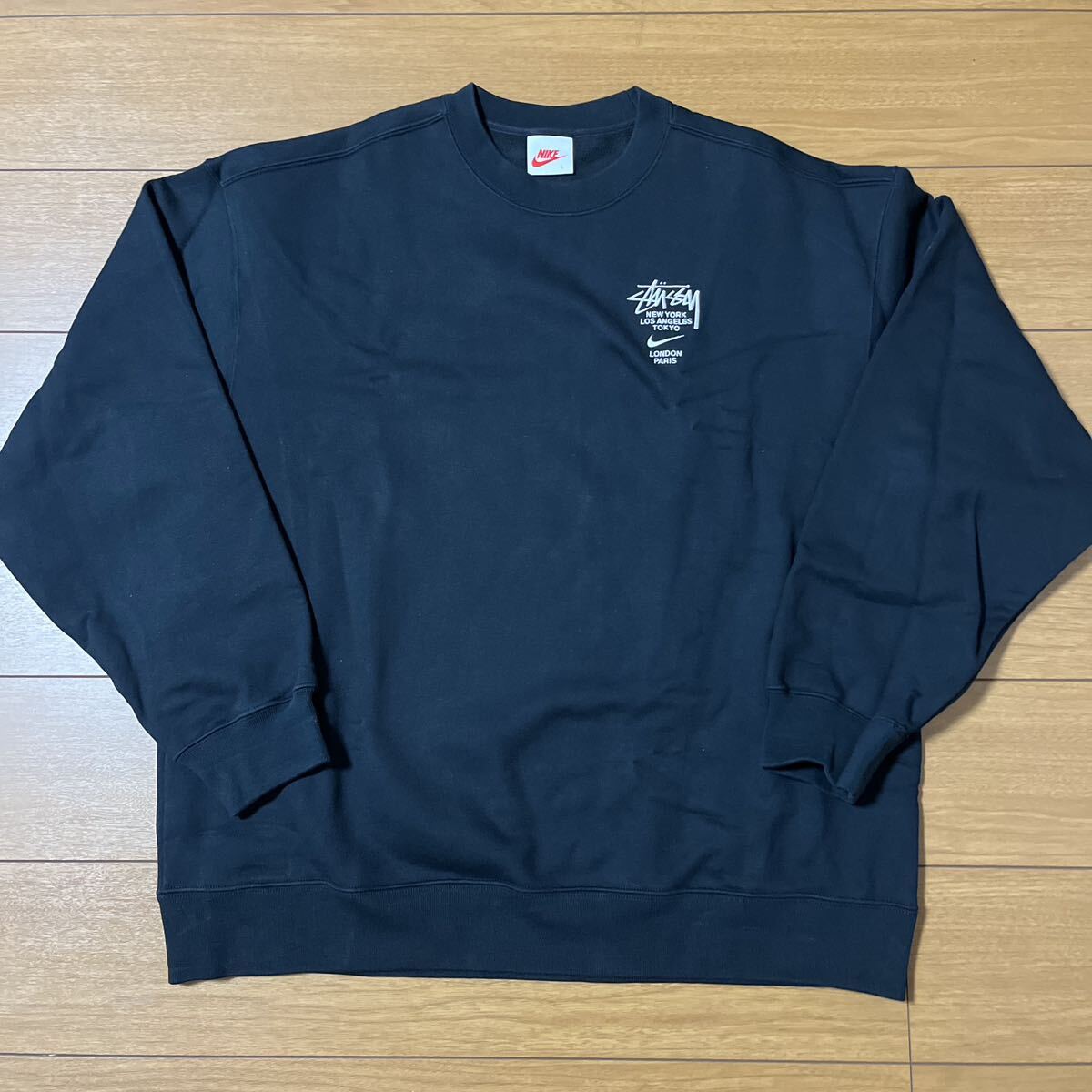 [試著のみ]2021 S/S Nike × Stussy International クルーネック スウェット(検:Tシャツ ジャケット パンツ デニム キャップ パーカー)