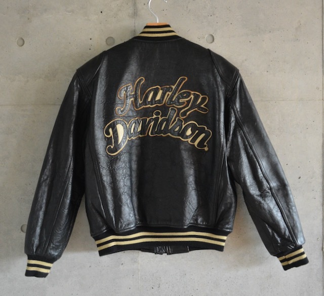 【 ハーレーダビッドソン 】レザー ジャケット L / 羊革/ラムレザー/ブルゾン/スタジャン/HARLEY DAVIDSON