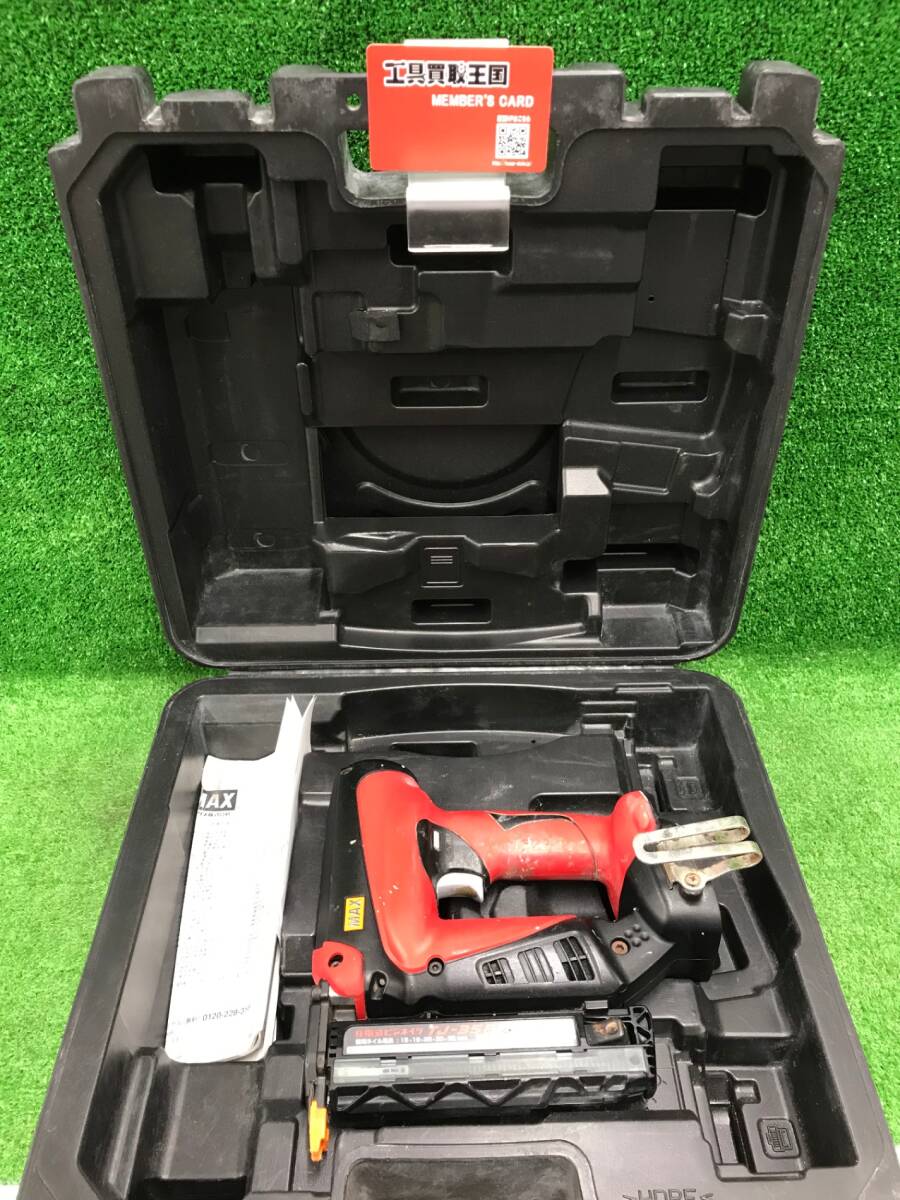 中古品】☆マックス(MAX) 充電式ピンネイラ TJ-35P1-BC ITX7NZIX3JOC 中古品】☆マックス(MAX) 充電式ピンネイラ TJ-35P1-BC ITX7NZIX3JOC