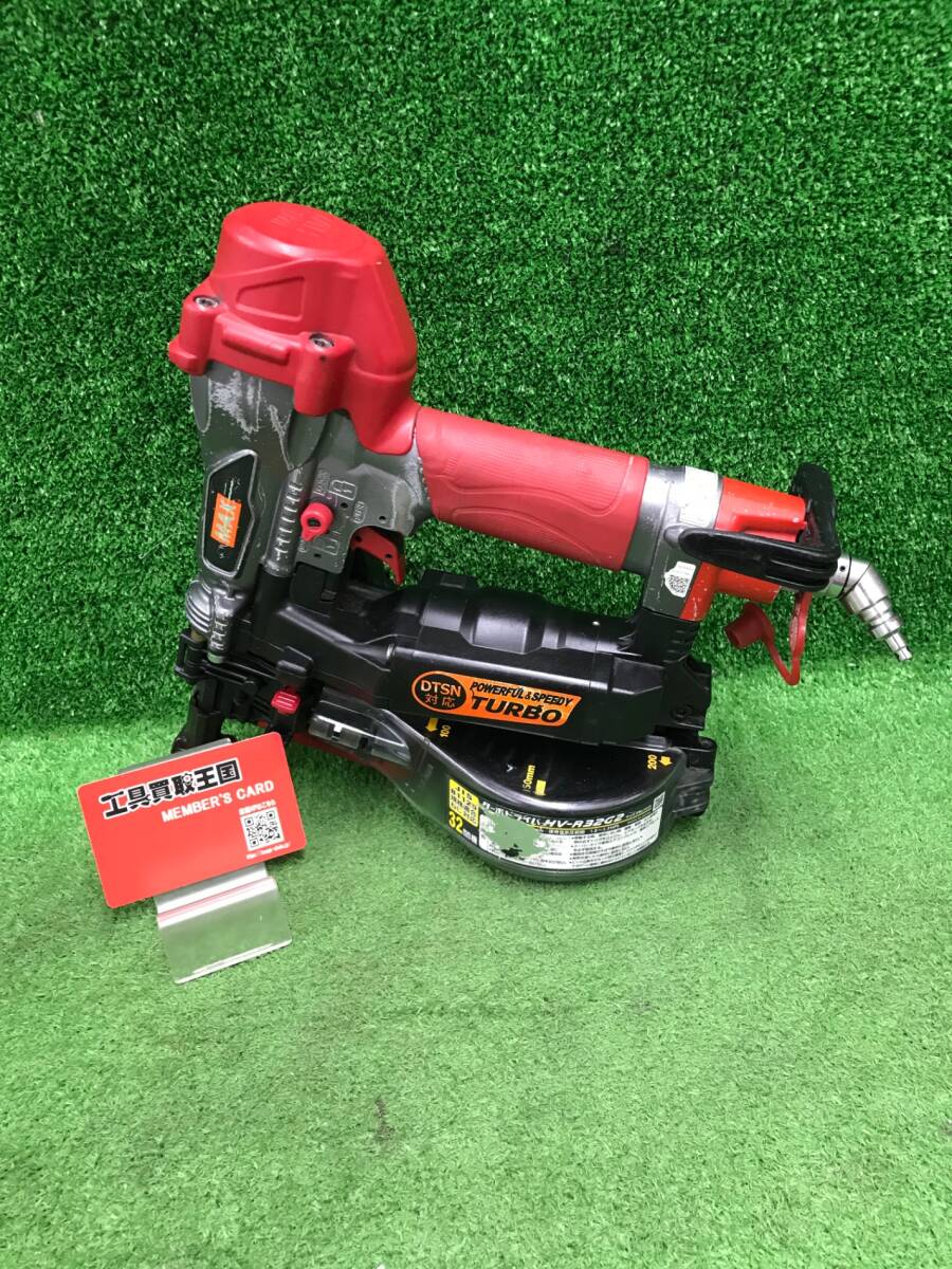【中古品】★MAX(マックス) 32㎜高圧ねじ打機ターボドライバ HV-R32G2 HVR32G2　ITVW7A9CHZX4