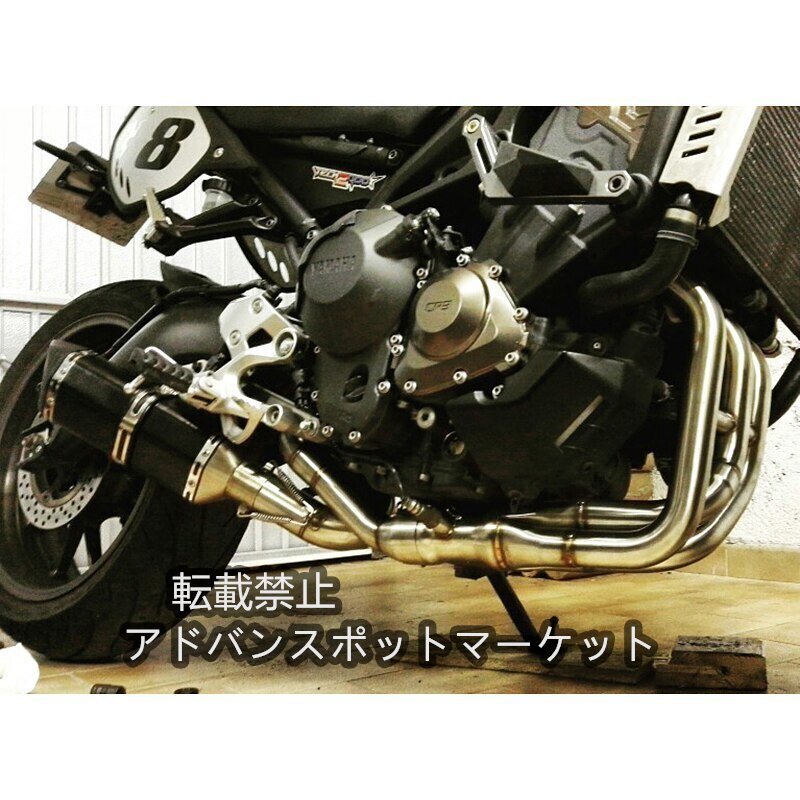 MT-09.FZ-09. bike full exhaust system. header. loop front pipe muffler.XSR900.2014-2018. custom parts 