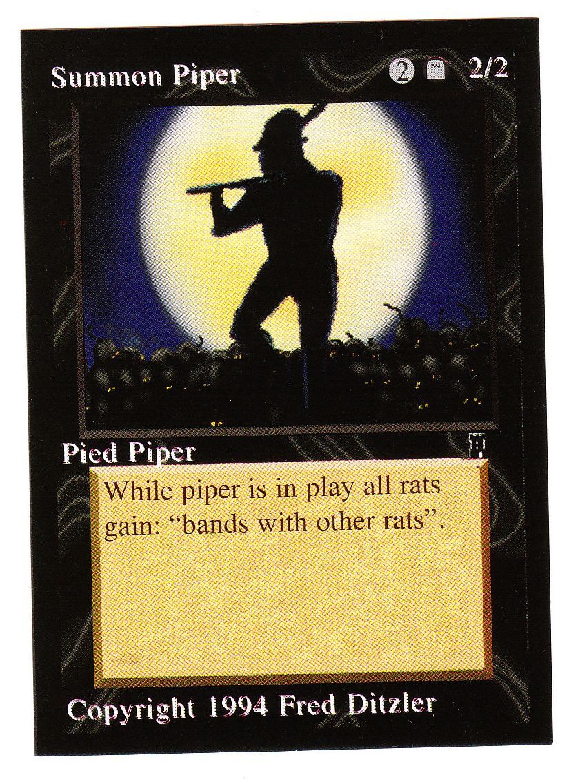 ●MTG● ミドルエイジ Pied Piper(英語、未使用)