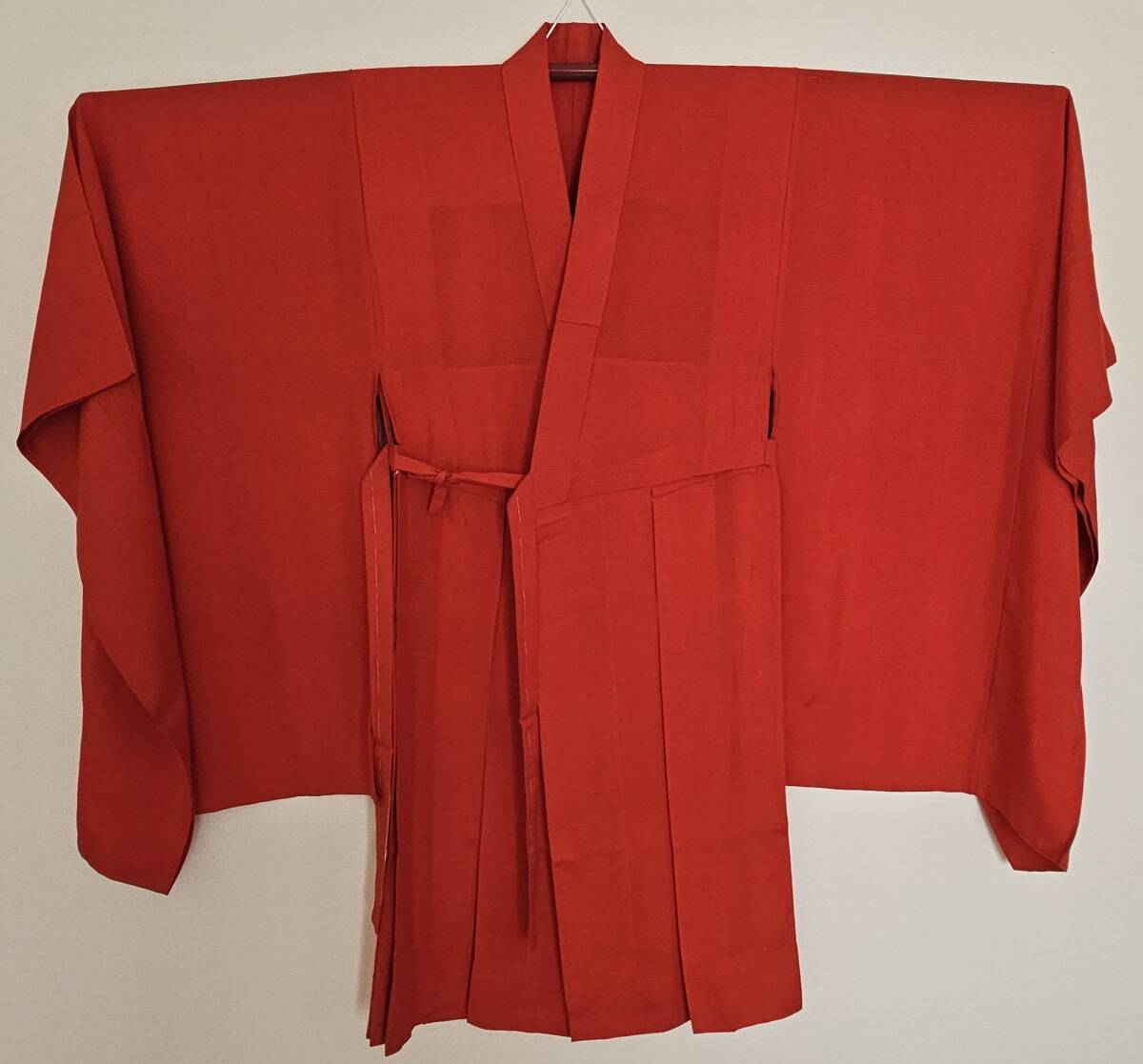 美品】 【大衣】曹洞宗 緋色 直綴 正絹 絽 夏用 合用 冬用 禅 美品】 【大衣】曹洞宗 緋色 直綴 正絹 絽 夏用 合用 冬用 禅