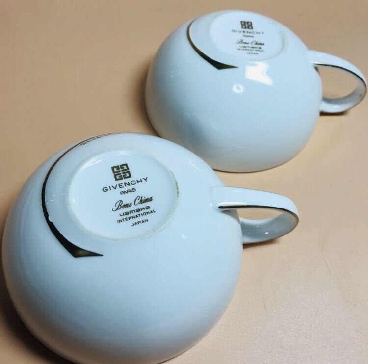 GIVENCHY ジバンシー カップ＆ソーサー ２客セット ティーカップ コーヒーカップ_画像5