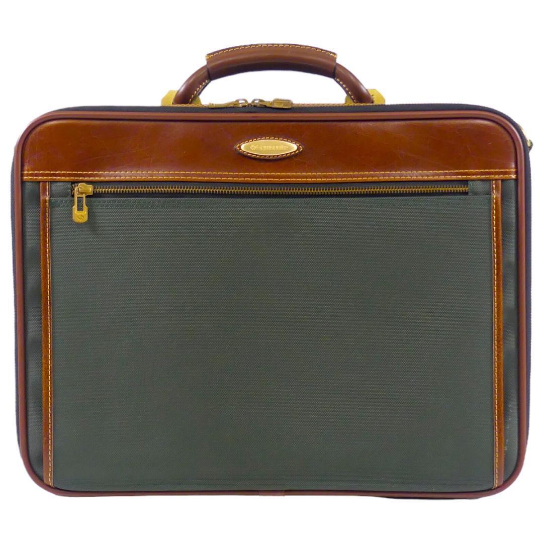 即決 Samsonite レザーコンビビジネスバッグ サムソナイト