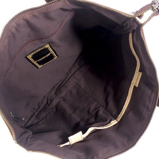 即決★SAMANTHA KINGZ★オールレザービジネスバッグ サマンサキングズ メンズ ベージュ 本革 ブリーフケース 本皮 通勤 カバン 出張 かばん_画像8