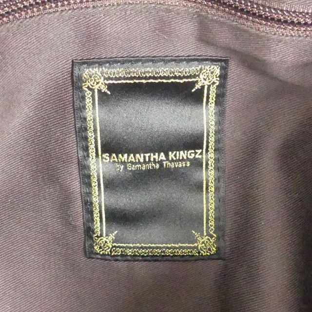 即決★SAMANTHA KINGZ★オールレザービジネスバッグ サマンサキングズ メンズ ベージュ 本革 ブリーフケース 本皮 通勤 カバン 出張 かばん_画像9