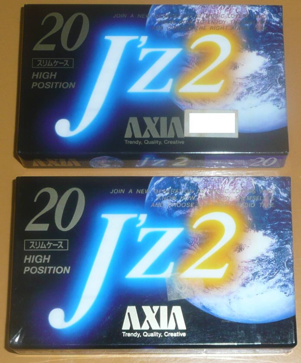カセットテープ●AXIA J'z2●20分●2本●●未開封●ハイ・ポジション●アクシア