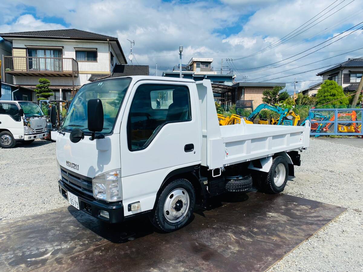  эпоха Heisei 22 год (2010 год ) Isuzu Elf 3 тонн самосвал высокий пол 6 скоростная механическая * максимальная грузоподъемность 3000kg