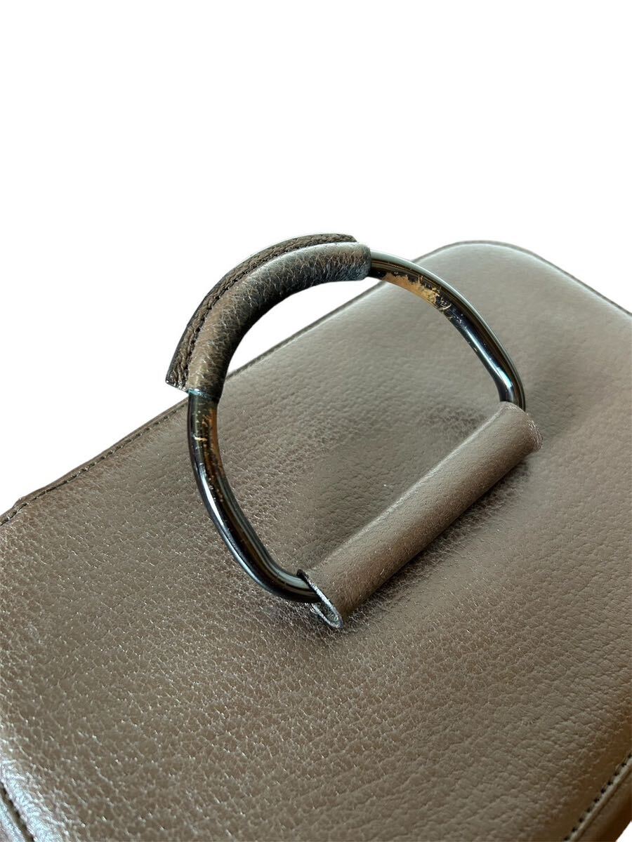 GUCCI バニティバッグ レザー ブラウン グッチ|Yahoo!フリマ GUCCI バニティバッグ レザー ブラウン グッチ|Yahoo!フリマ