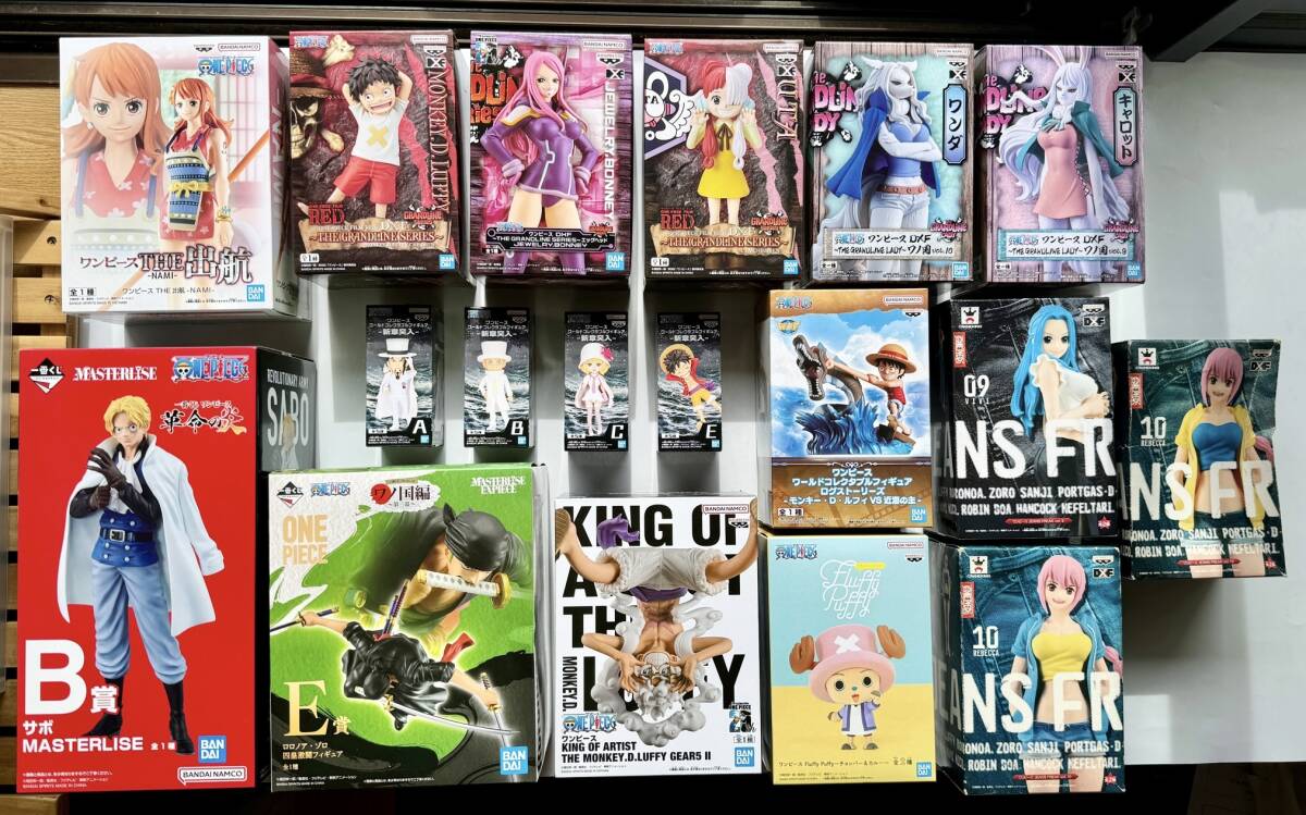 未開封 ワンピース ONE PIECE フィギュア まとめ ゾロ サボ ルフィ ナミ チョッパー グラメン 一番くじ ワーコレ ONEPIECE １円スタート