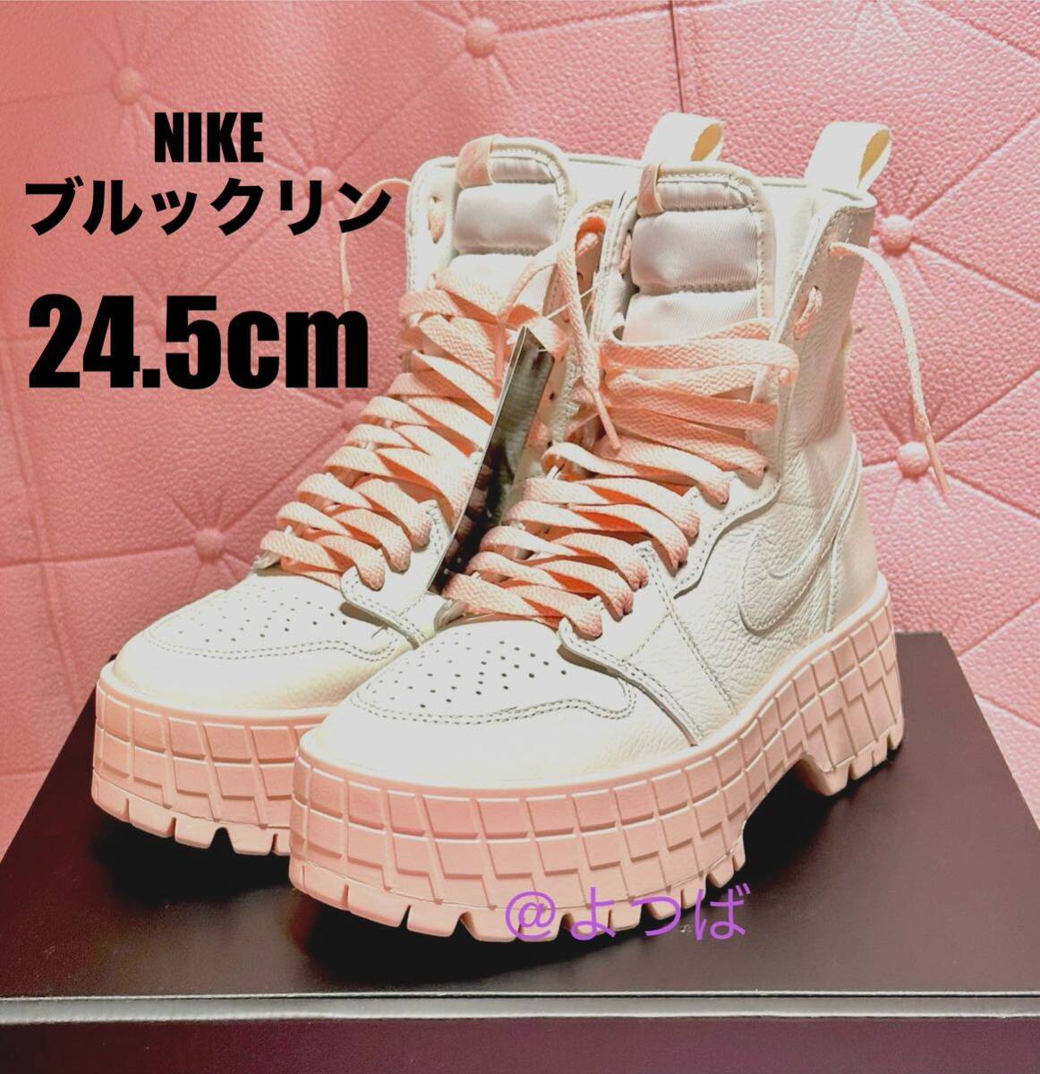 Nike Women's Air Jordan 1 Brooklyn Legend Pinkナイキ Nike Women's Air Jordan 1 Brooklyn Legend Pinkナイキ