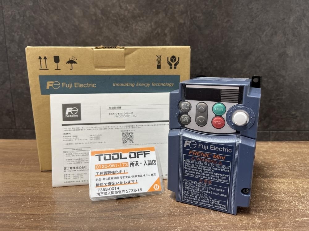 009▼未使用品▼富士電機 高性能インバータ FRN0.75C2S-2J