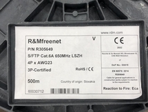 011◎未使用品・即決価格◎R&M LANケーブル Cat.6A カテ6A 500m 011◎未使用品・即決価格◎R&M LANケーブル Cat.6A カテ6A 500m