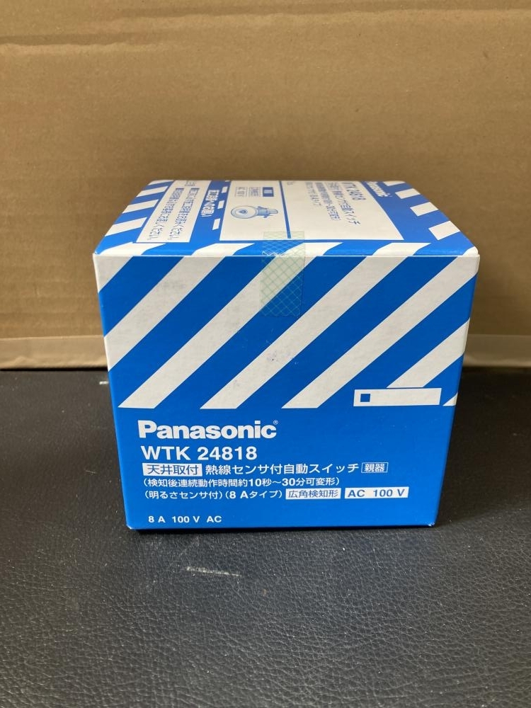 007 品 価格 Panasonic 天井取付熱線センサ付自動スイッチ WTK24818 