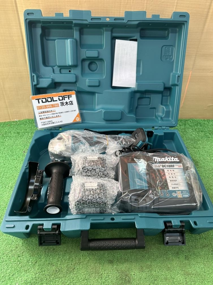 015●未使用品・即決価格●マキタ 125㎜充電式ディスクグラインダ GA508DRGX