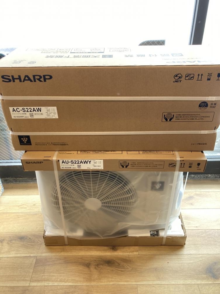 Yahoo!オークション - 019 未使用品 SHARP 6畳用ルームエアコン Yahoo!オークション - 019 未使用品 SHARP 6畳用ルームエアコン