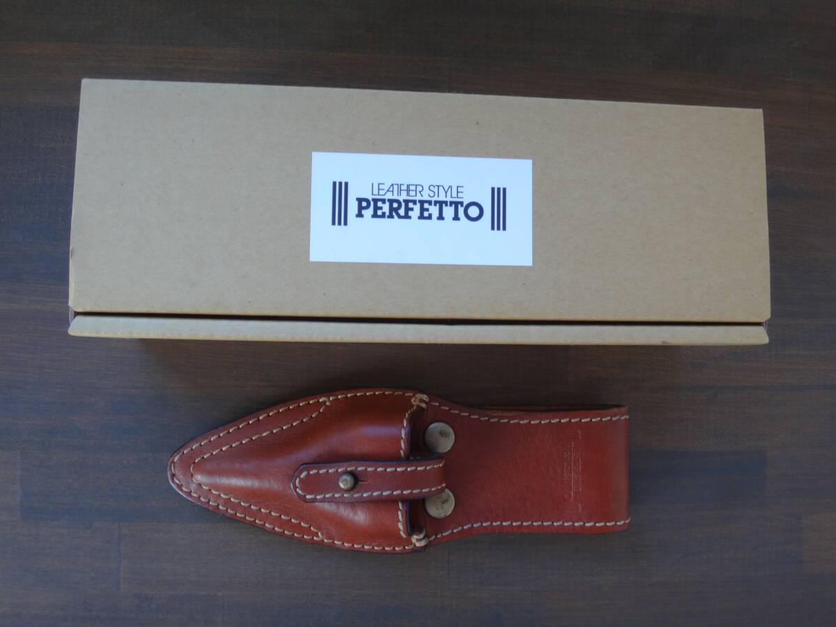 【超美品】 PERFETTO ペルフェット レザープライヤーケース 160mm用 / クニペックス カスケット