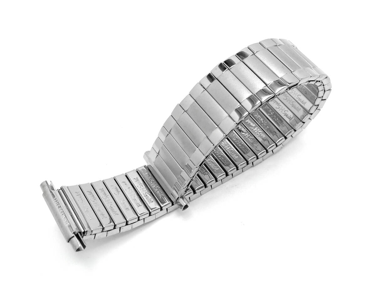 【Speidel】 16-21mm メンズウォッチバンド 男性用腕時計ベルト ブレス 伸縮エクステンション 中古 MB2153
