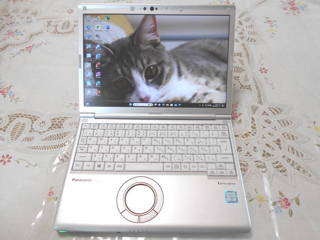 ★工場出荷状態＋ほぼ美品＋Win11＋アプリ★ Panasonic Let's note CF-SV8 Core i5/8GB/SSD256GB/Windows11 Pro/Office2021 NO，0906