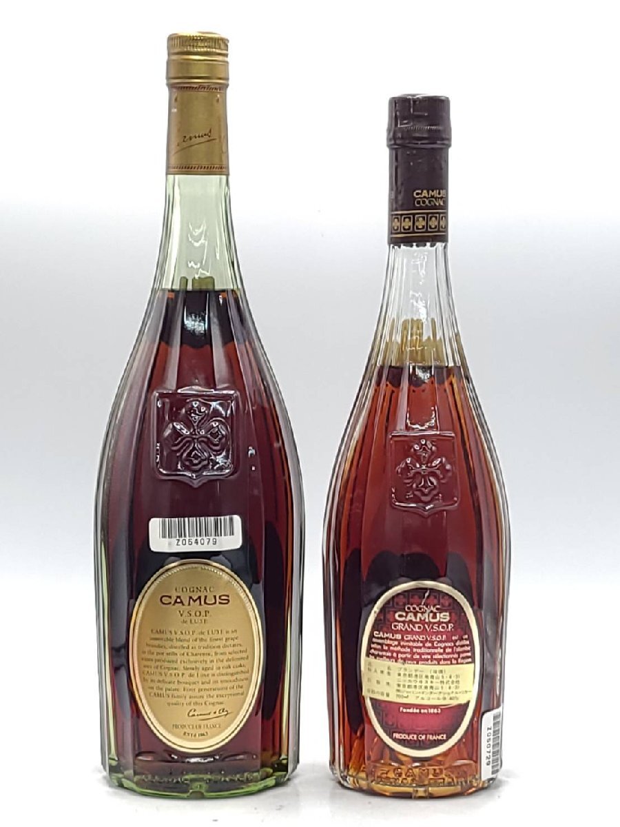 同梱不可 カミュ VSOP 1000ml グランドVSOP 700ml 40% 2本セット 未開栓 古酒 コニャック CAMUS z054079(カミュ)｜売買されたオークション情報、yahooの商品情報をアーカイブ公開  - オークファン 飲料