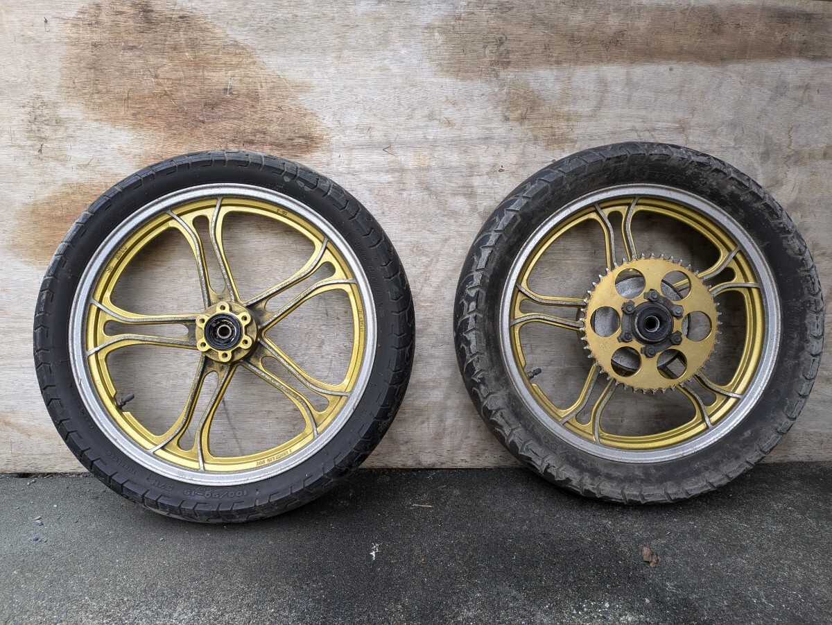 XJ400Dホイール前後XJ400 XJ400Dホイール前後XJ400