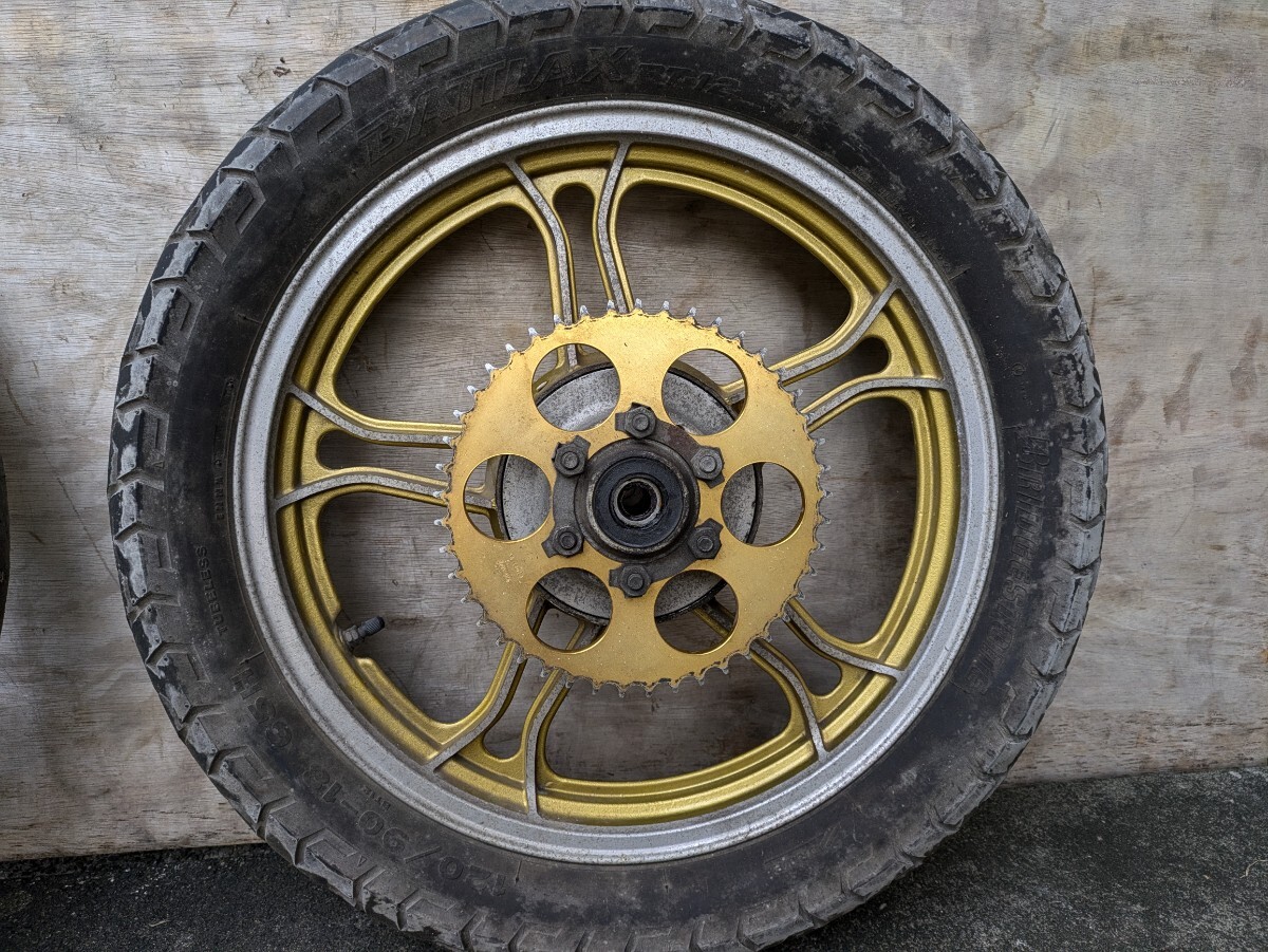 XJ400Dホイール前後XJ400 XJ400Dホイール前後XJ400