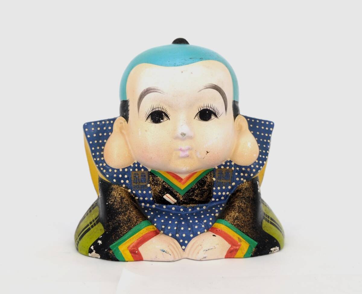 福助 18cm×10cm×17cm / 福助人形 昭和 レトロ ふくすけ 縁起物 福助 18cm×10cm×17cm / 福助人形 昭和 レトロ ふくすけ 縁起物