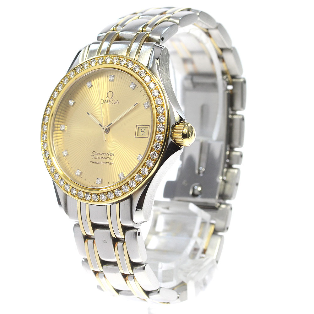 オメガ OMEGA 2305.15 シーマスター120 ダイヤベゼル 11P 自動巻き メンズ _836082【ev10】