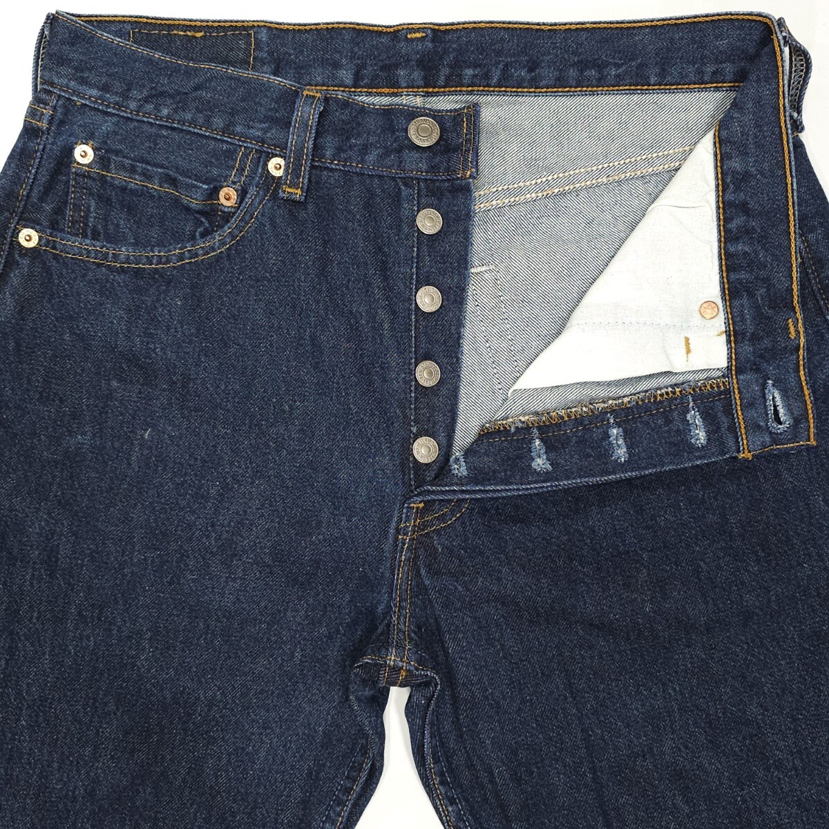 USAアメリカ製Levi'sリーバイス 501ヴィンテージ濃紺デニム USAアメリカ製Levi'sリーバイス 501ヴィンテージ濃紺デニム
