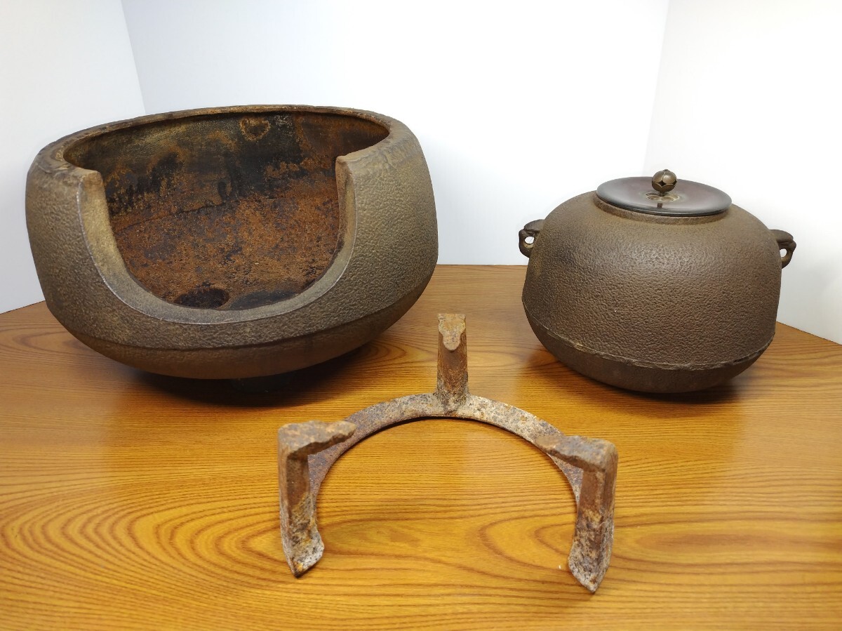 茶釜 風炉 茶道 茶道具 骨董品|アンティーク、コレクション 茶釜 風炉 茶道 茶道具 骨董品|アンティーク、コレクション