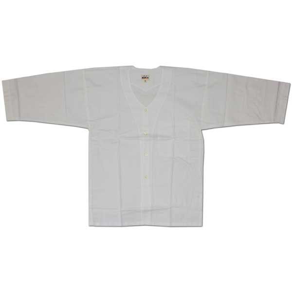 お祭用品 東京江戸一 ダボシャツ 綿晒 白 小(大人用)