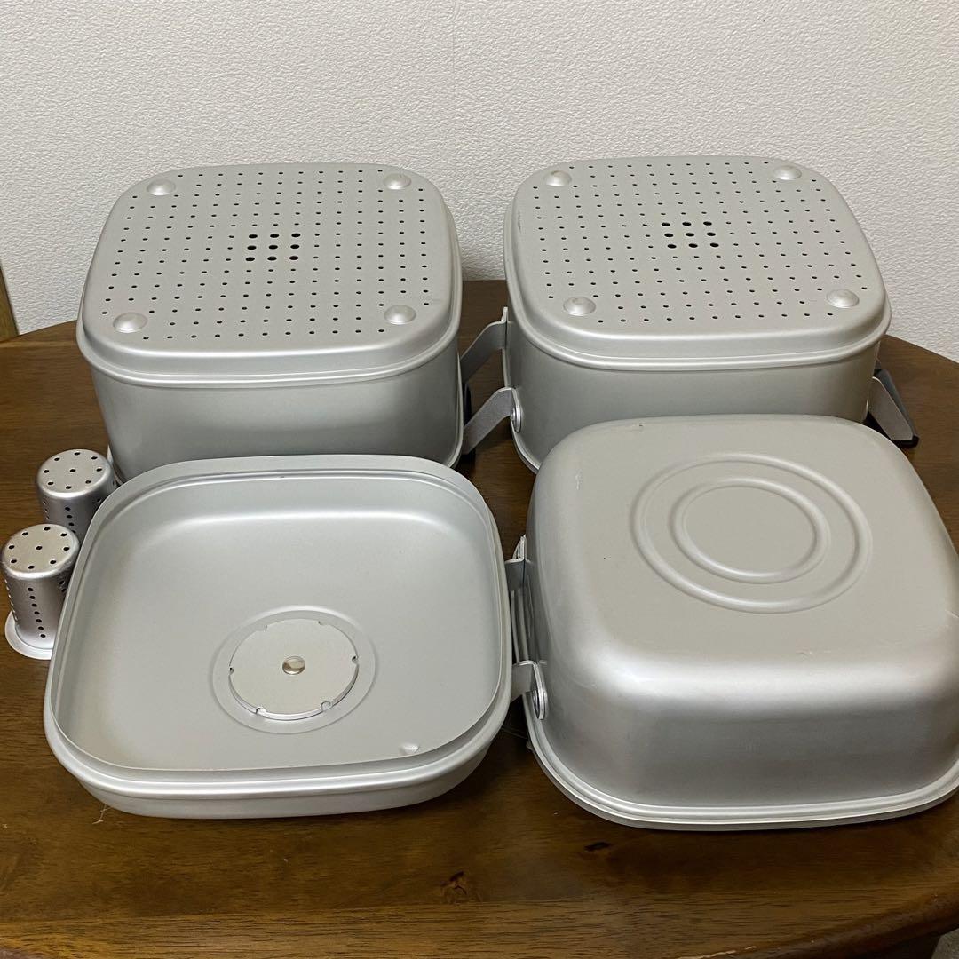 Yahoo!オークション - フジマル 二重角蒸器 内径22cm高さ11cmの Yahoo!オークション - フジマル 二重角蒸器 内径22cm高さ11cmの