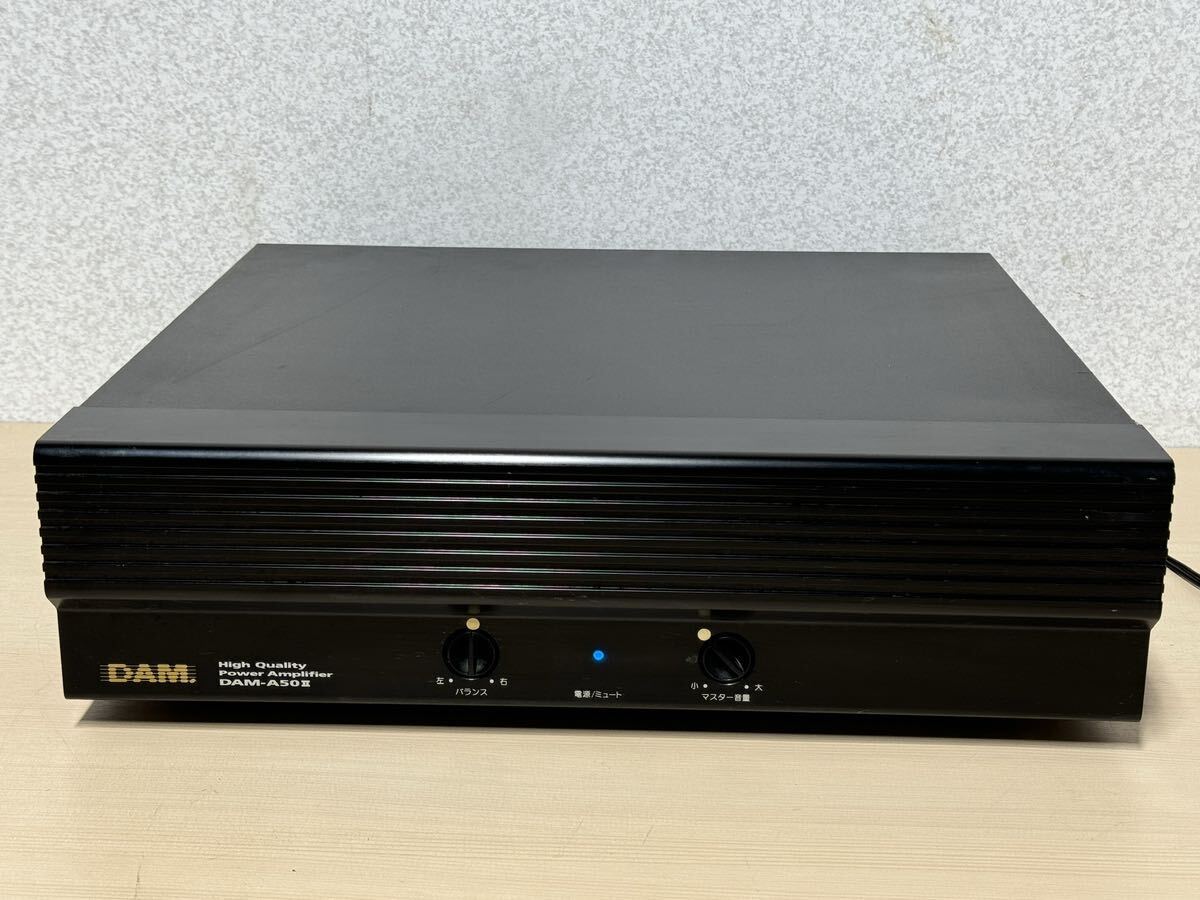 DAM 第一興商　DAM‐A50Ⅱ　パワーアンプ　DAM-A50 Ⅱ 動作確認済み　日本製品