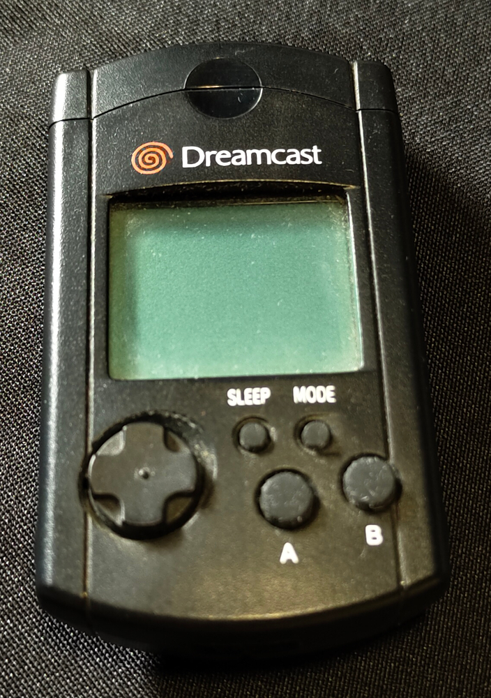 ★ドリームキャスト／ビジュアルメモリ ピュアブラック／VM セガ Dreamcast