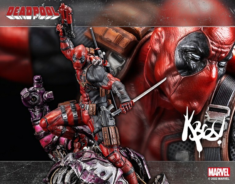 【新品・未開封】コトブキヤ KOTOBUKIYA 1/6 デッドプール FINE ART STATUE シグネチャーシリーズ Feat. Kucharek Brothers