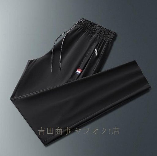 A7320☆新品夏薄手 ストレッチパンツ 接觸冷感速干カジュアルパンツ アイスシルク カジュアルパンツ メンズチノパンツ A XL サイズ選択可