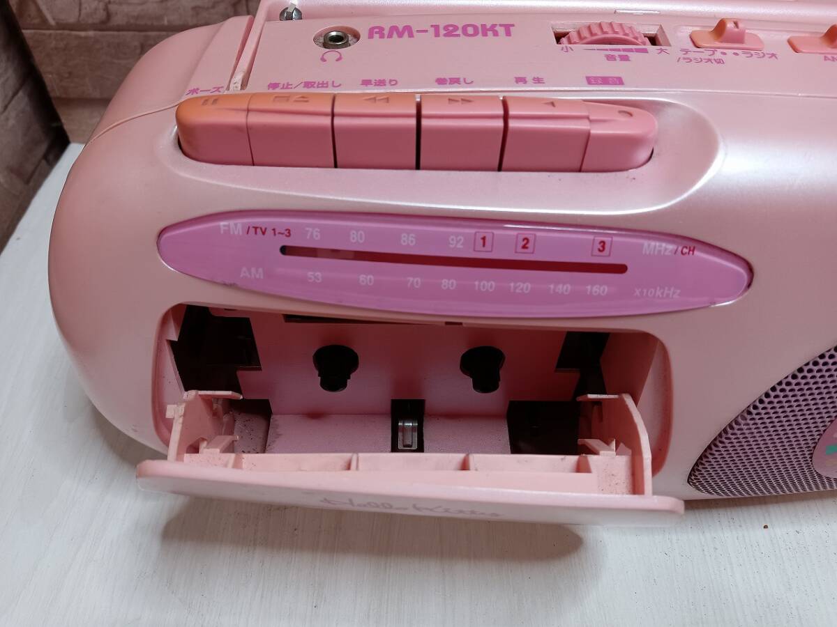 キティちゃん ラジカセ ピンク オーディオ機器 レトロ RM-120KT キティちゃん ラジカセ ピンク オーディオ機器 レトロ RM-120KT