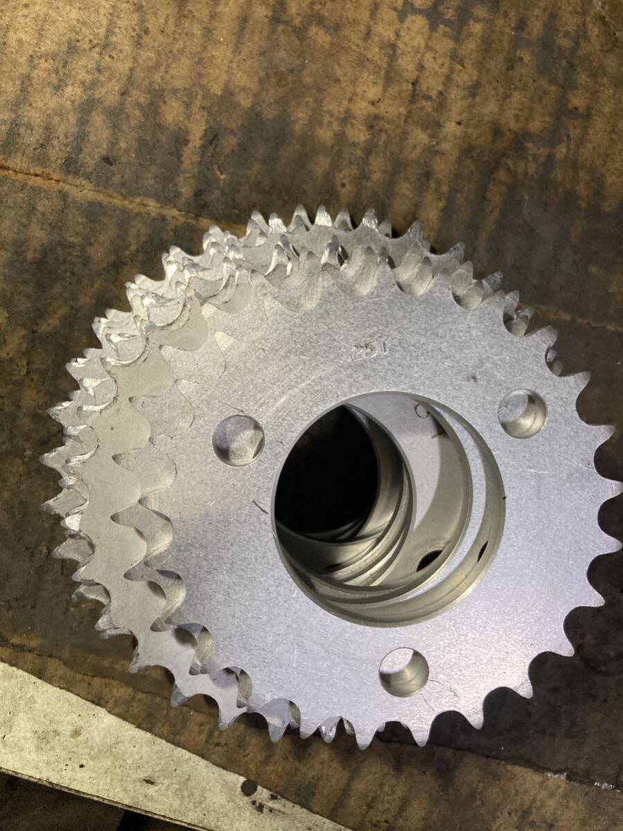 NSR NSF 軽量 ジュラルミン スプロケットセット　25丁から34丁まで　NS50R ミニ　NSR50 別売りでドライブもあり