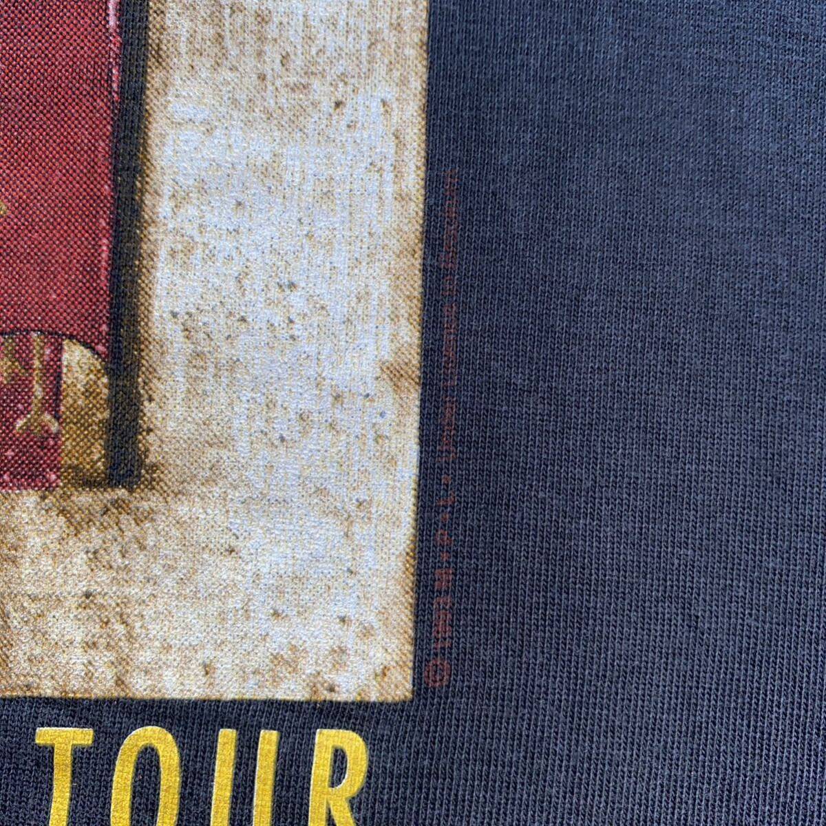 古着 90s Paul McCartney The New World Tour Tee XL Black Band 古着 90s Paul McCartney The New World Tour Tee XL Black Band
