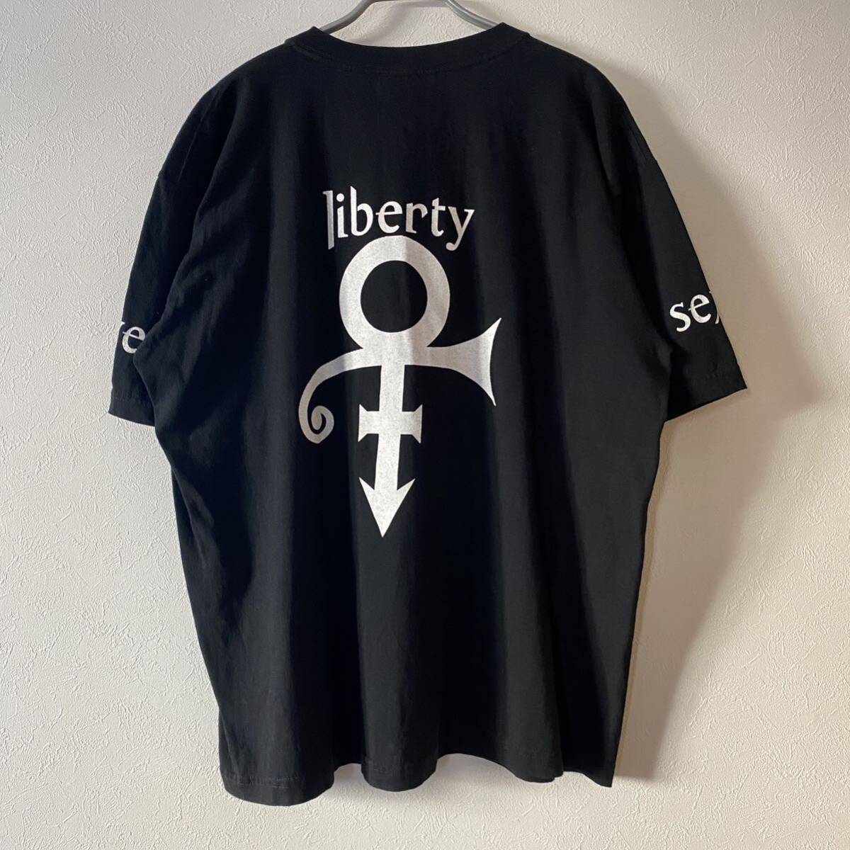 古着 90s Prince Emancipation Love Sex Liberty Tee XL Black 古着 90s Prince Emancipation Love Sex Liberty Tee XL Black