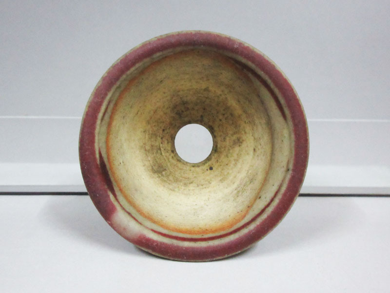 B473 盆栽鉢 在銘 堀江美功 直径 約 5.4cm 高さ 約 3.7cm 豆 B473 盆栽鉢 在銘 堀江美功 直径 約 5.4cm 高さ 約 3.7cm 豆