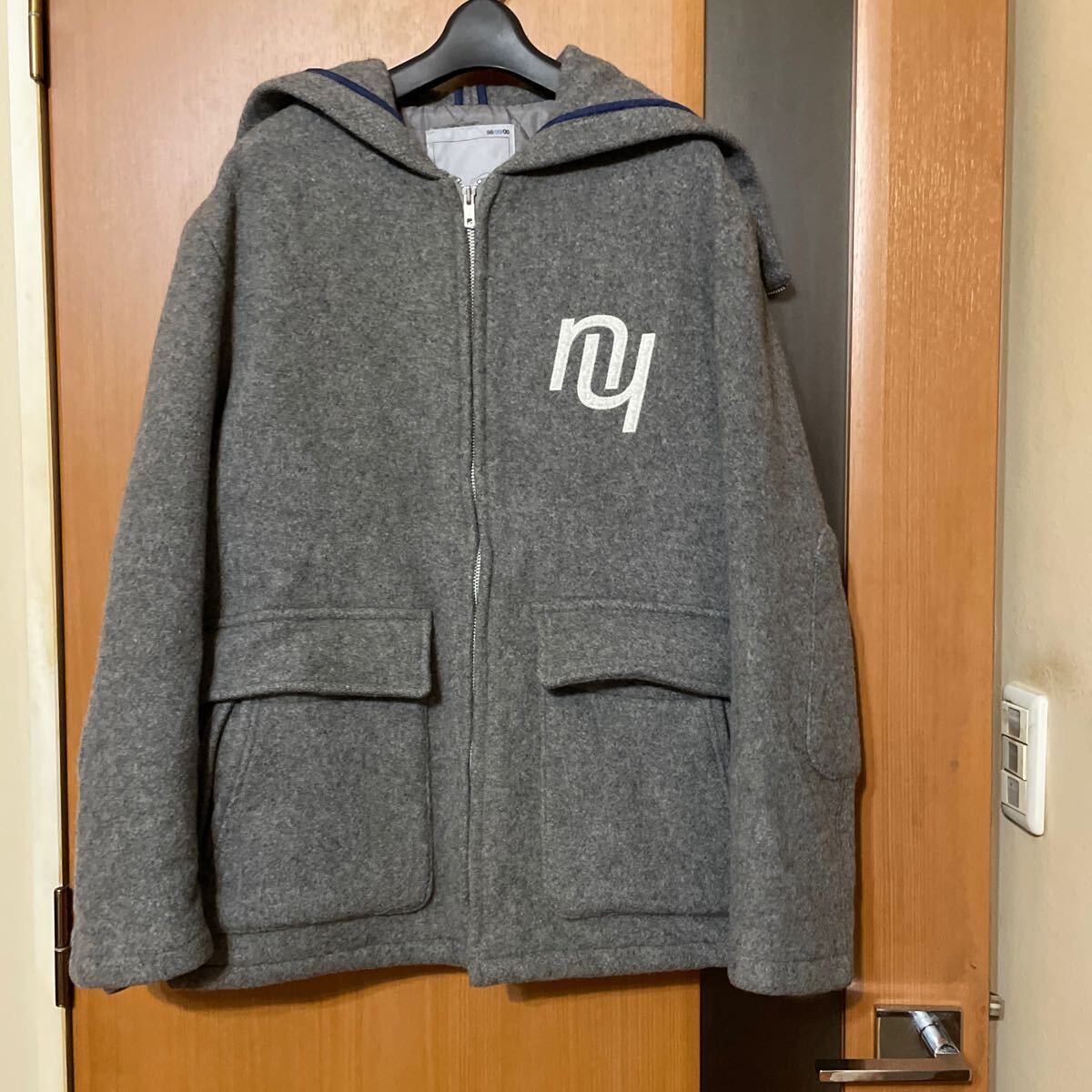 希少 アーカイブ『NEIGHBORHOOD』×『M&M』99年制コラボウールセーラージャケット ネイバーフッド 里原 90s ストリート VINTAGE 古著 L