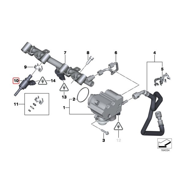  оригинальный OEM BOSCH производства Bosch BMW MINI R56 R55 R57 JCW CooperS инжектор / впрыск форсунка N14 двигатель для 13537528351